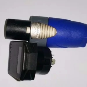Charging port connector with a cap